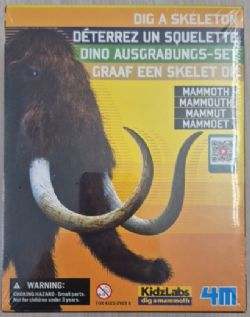 TROUSSE DE FOUILLE - SQUELETTE DE MAMMOUTH À CREUSER